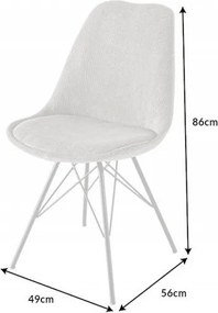 Set de 4 scaune Scandinavia maro/ negru