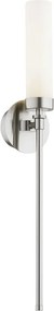 Aplica de perete stil elegant PRESTON nickel/sticla opal