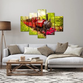 Tablou - Tren cu aburi (150x105 cm)