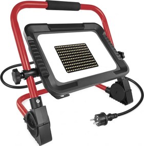 Proiector LED cu stativ ELION LED/100W/230V 4000K IP65 roșu/negru