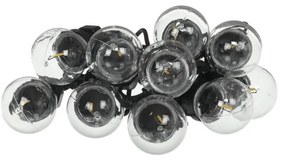 Lanț LED decorativ de exterior Retlux GARLAND G45 10xE27/230V 8m IP44 alb cald