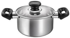 Oală cu capac din oțel inoxidabil 1,5 l adecvată pentru plita cu inducție Brava – Tescoma