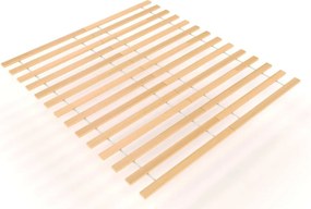 Somiera lemn masiv Lamelară Fixă Necompactată Pin - 200x200cm