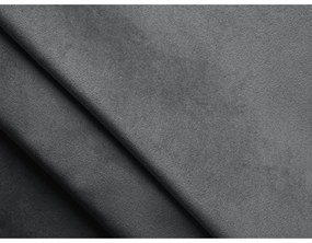 Canapea gri cu tapițerie din catifea 202 cm Nalu – Makamii