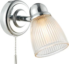 Där Lighting CED0738 - Aplică de perete pentru baie CEDRIC 1xG9/25W/230V IP44 crom