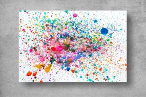Tapet Premium Canvas - Culori pe panza abstract