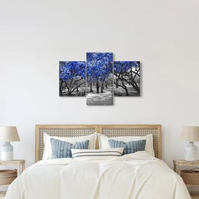 Tablou - Copaci albaștri Central Park, New York (90x60 cm)
