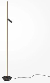 Lampadar, Lampa de podea LED cu Spot Directionabil, Thin negru