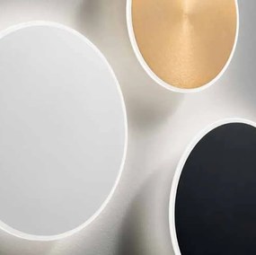 Aplica de perete cu lumina ambientala LED FORTUNA 30cm alb, negru sau auriu