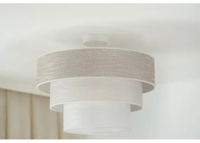 Lustră aplicată Brilagi ALASKA LUNETA 1xE27/15W/230V d. 45 cm gri/crem