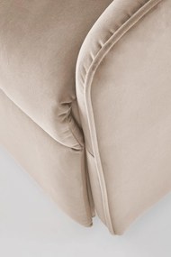 Fotoliu Maroni velvet bej H103 cm