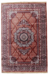 Covor clasic roz Tabriz 200x300 covor poliester mecanic pentru living sau dormitor