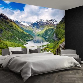 Fototapet Norvegia Fjord