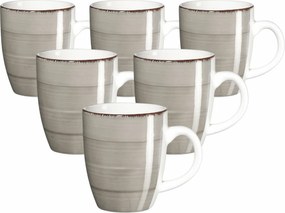 Set 6 căni Mäser Bel Tempo 380 ml, taupe