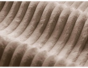 Taburet maro cu tapițerie din catifea reiată Dia – Micadoni