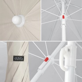 Deuba Umbrela de soare de gradina Cipru 180 cm - bej