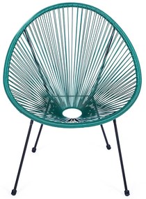 Fotoliu de grădină verde din metal/din plastic Avocado Comfort – Bonami Selection