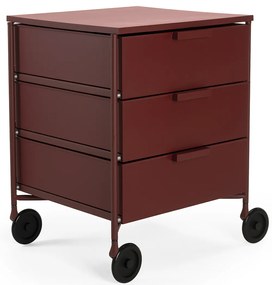 Comodă de birou MOBIL MAT 3 cu roți, mai multe culori - Kartell Culoare: mov-prună mat