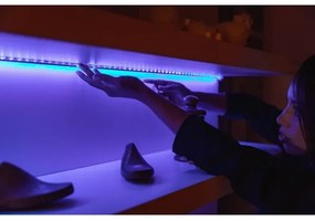 Bandă LED RGB de extensie LINE 100xLED 1,5m Wi-Fi Twinkly TWL100ADP-B