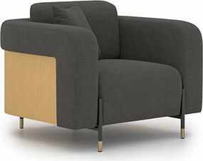 Fotoliu lemn masiv Marquesa, 105 × 75 × 100 cm