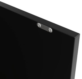 Masă de bar rotativă 360° cu 2 sertare și dulap cu ușă glisantă, Negru | Aosom Romania