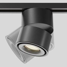 Spot LED, accesoriu pentru sinele monofazate Unity, Yin negru 3000K