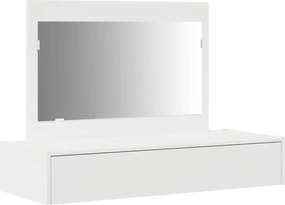 vidaXL Masă de Machiaj cu sertar Alb 100 x 40 x 70 cm Lemn compozit