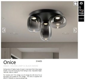 Plafoniera LED design modern Onice 3L