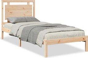 vidaXL Cadru pat foarte lung fără saltea, 100x210 cm, lemn masiv