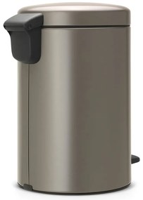 Coș de gunoi gri cu pedală din oțel 12 l NewIcon – Brabantia