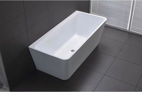 Cada freestanding Inter Ceramic acril alb 170x73.5 cm lipita de perete, BTW