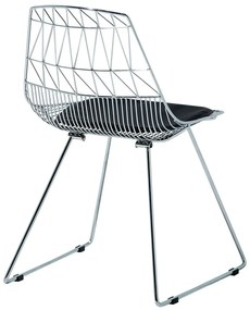 Set 2 buc. scaune pentru sufragerie Harlem (argint). 1009952
