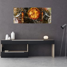 Tablou cu pictură epochală străveche (120x50 cm)
