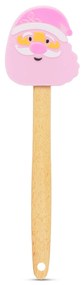 Spatula din silicon - Mos Craciun - 29 x 7,6 cm