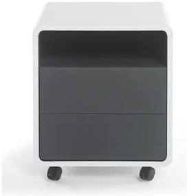 Corp mobil pentru birou TEO, alb/antracit