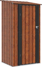 vidaXL Magazii pentru grădină Maro 103 x 86 x 200 cm Metal