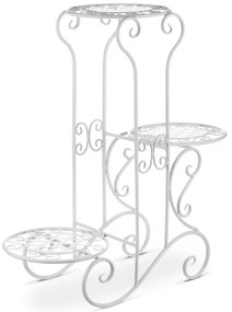 Suport pentru flori Svenbreen alb, 60,5 x 24 x 65cm