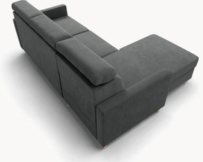 Colțar extensibil Vario universal dreapta/stânga - șenilă gri Wind 89