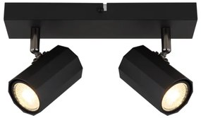 Spot Globo 57918-2B JAMES 2xGU10/25W/230V negru