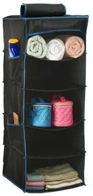 Organizator suspendat cu etajere Redcliffs 36 x 36x 85 cm, negru