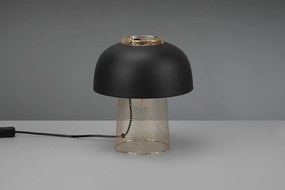 Veioză negru-mat din metal (înălțime 28 cm) Punch – Reality