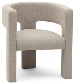 Fotoliu de design bej inchis ALPAH LOOP