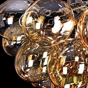 Plafoniera design modern Balbo chihlimbar MOD112CL-08G