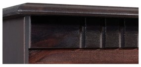 Vitrină maro închis din lemn de pin 95x35 cm Lisa – Støraa