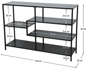 Etajera, neagra, BILOTE TIP 2