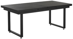 Set mobilier de grădină Valerian/Tavia (Negru + gri + maro) . 1076306
