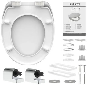 Schütte 82196 - Capac WC BEACH SoftClose din duroplast