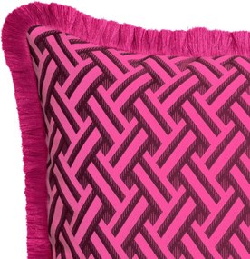 Perna decorativa design LUX Doris S pink, 50x50cm