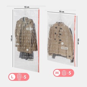 Compactor Set 2 huse de depozitare în vid Espace