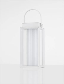 Lampa LED solara portabila iluminat exterior decorativ VERHAAL alba